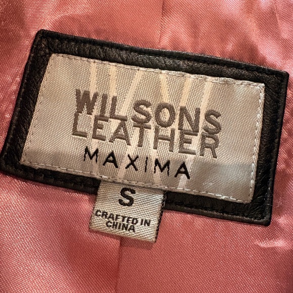 Wilsons Leather Maxima Vintage Leather Women's Black Jacket - Picture 4 of 6